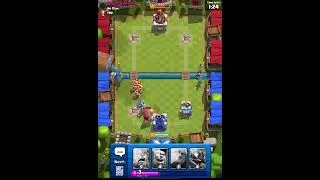 When you cook Somone in clash royale but only with over 800 wins and a bad deck