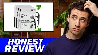Test du fil dentaire Humble Co Floss Picks (200 unit&eacute;s) | Fil dentaire &eacute;cologique &agrave; base de plant...
