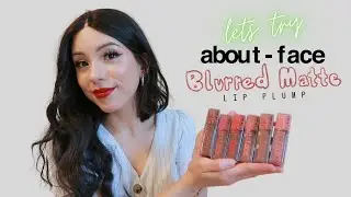 Trying the NEW about-face beauty lipsticks