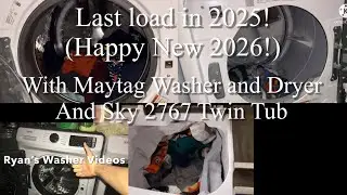 Laundry Appliance Running last load in 2025 (Happy New 2026!)