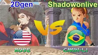 Street Fighter Alpha 2 - 2Dgen vs Shadowonlive FT20