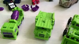 As&iacute; se transforman los CONSTRUCTICONS en DEVASTATOR, TRANSFORMERS G1 HASBRO