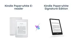 Kindle Paperwhite (2015) vs Certified Refurbished Signature Edition - Comparison