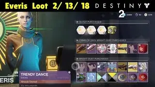 Destiny 2 Tess Everis Inventory 2/13/18