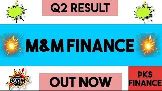 M&M Finance Q2 Results 2026 | M&M Finance Results Today | M&M Finance Share News Today