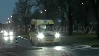 Ambulance 10-115 met Spoed naar Ongeval Letsel