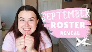 SEPTEMBER ROSTER REVEAL! | My Upcoming Roster & Travel Plans!