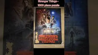 Stranger Things 1000 piece puzzle!
