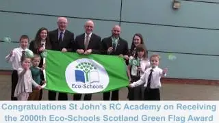 Keep Scotland Beautiful Awards 2,000th Eco-Schools Green Flag
