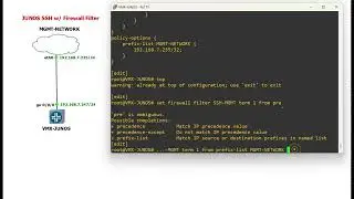 Juniper(JUNOS) SSH with Firewall Filter Configuration