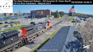 The Depot Restaurant LIVE Railcam - Green Bay, WI