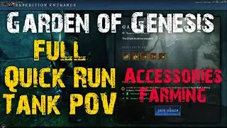 Garden of Genesis | Level 60 Expedition | Alluvium Marl & Blighted Greenkeeper |Tank POV (New World)