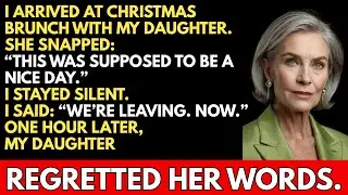 I Arrived at Christmas Brunch With My Daughter. She Snapped: ‘This Was Supposed to Be a Nice Day...’