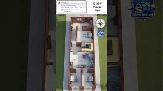 18x54 Feet House Plan #gharkanaksha #ArchitectureIndia #SmallPlotHouse #housedesign #construction