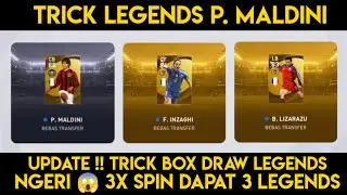 trik legend pes 2021 || cara mendapatkan legends maldini di box draw terbaru pes 2021