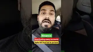 Binance account suspended #accountsuspended