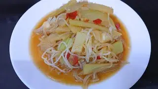 stir-fried pumpkin and vermicelli