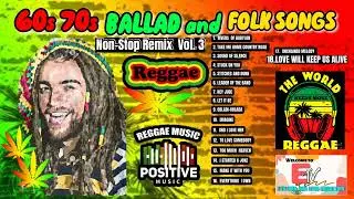 BEATLES--60s 70s BALLAD and FOLK SONGS REGGAE(Non-Stop Remix) Vol. 3 #recommended #reggae #music
