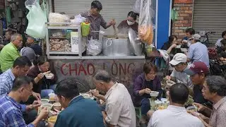 Không ngờ ở Sài Gòn vẫn còn xe cháo lòng gốc Bắc 20k/tô khách đông nườm nượp