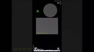 Ufo/Uap caught with nightvision scope pulsating WATCH TILL THE END.#ufo #uap #nightvision