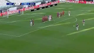 RONALDO FREEKICK . JUVENTUS V/S TORINO MATCH 4:1 GAOL