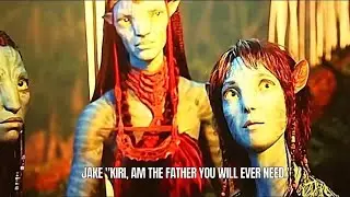 Avatar Fire and Ash | Neytiri Tell Kiri She Has No Father | Jake 