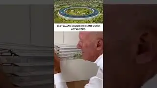 Apple Park - Sketsa and Design Norman Foster