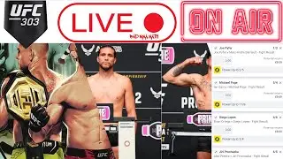 🔴Live Chat: UFC 303 PARLAY BUILDER/LOPES & ORTEGA at 155/GROUP THERAPY SESSION!