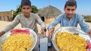 5KG Rice Competition in Deep Desert | Rice War Food Challenge | Morning Routine of Shepherd Woman
