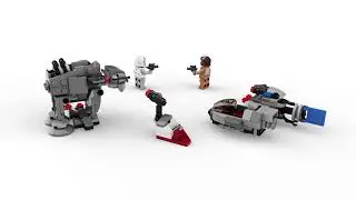 LEGO STAR WARS Ski Speeder&trade; vs. First Order Walker&trade; Microfighters 75195