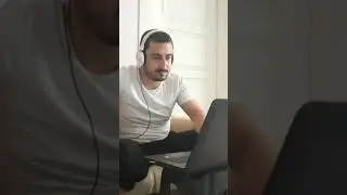 small boy disturbing dad on work from home