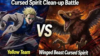 Cursed Spirit Clean-up Battle | Yellow Team | Nanami | Winged Beast Cursed Spirit 10/10 !!