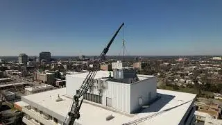Installing a Cooling Tower in the Heart of Columbia, SC!