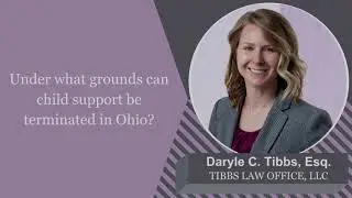 Under what grounds can child support be terminated in Ohio?