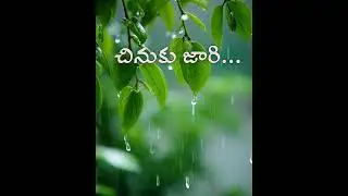 చినుకు జారి ...