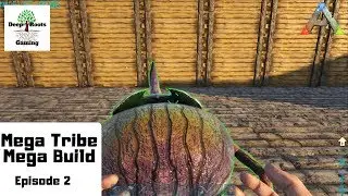 MODDED ARK: MEGA TRIBE MEGA BUILD Episode 2