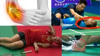 Worst Injuries in The Badminton History #brutal #BWF