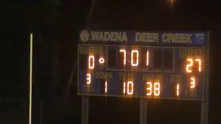 Barnesville  vs Wadena Deer Creek HS  10 11 2013