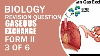 REVISION QUESTION BIOLOGY FOMR II GASEOUS EXCHANGE AND RESPIRATION 3 OF 6