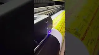 Large Format Printing | How To Print on Large Vinyl Process #uvprinter #printingtechnology #uvprint