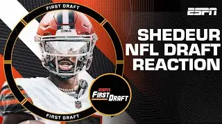 Mel Kiper's reaction to Shedeur Sanders falling to Browns in 5th Round | First Draft🏈