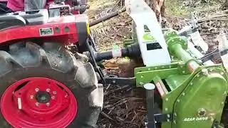 Mini Tractor creeper gear in Banana Field | Real power Test! ✨ #agritecharun#minitractor#farming