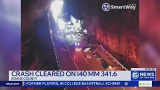 I-40 E near Rockwood reopens after crash scatters paper, solar panels across roadway