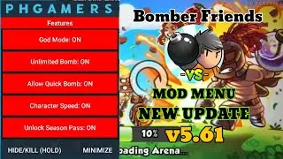 Bomber Friends v5.61 MOD APK Unlimited Money/Skins Unlocked/God Mode New Update