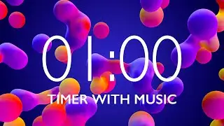 1 Minute Timer with Relaxing Music and Alarm 🎵⏰