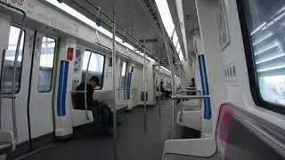 寧波軌道交通1號線(往高橋西)地下轉高架段行車片段 Ningbo Rail Transit Line 1(to Gaoqiao West)