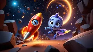 Six Tiny Rockets Race Through Space | Exciting Counting & Space Adventure Song  Kids |     Learning