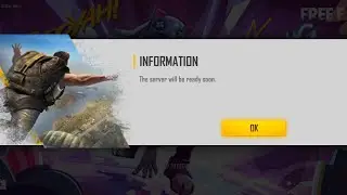 Free fire in server will be ready soon solution