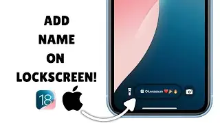 How to Add Your Name to iPhone Lock Screen