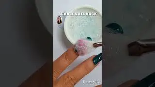 Easy Nail Art Using Bubbles 2021 #shorts